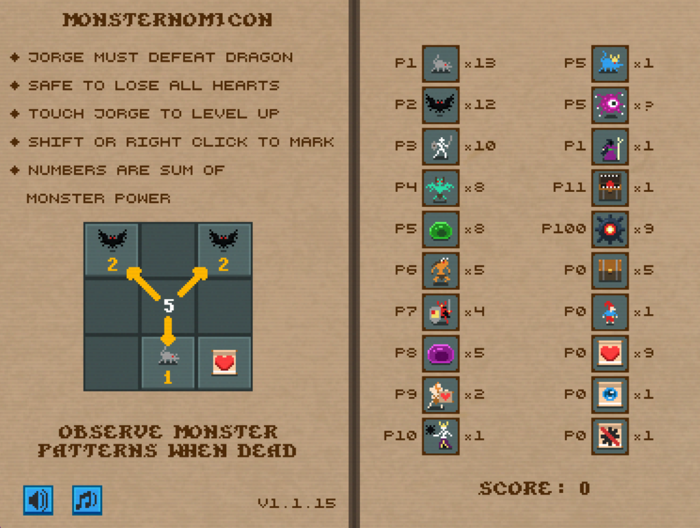 New Dragonsweeper version gameplay screenshot